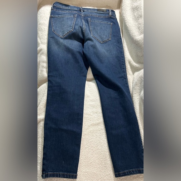 SALE! Nicole Miller SOHO High Rise Ankle Buttons Skinny Jeans Size 8 in EUC - Picture 10 of 14